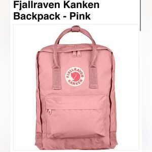 Fjallraven Kanken Backpack, Pink